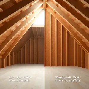 Najpierw skos czy ścianka kolankowa