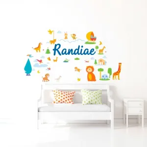 Naklejki na ścianę dla chłopca z imieniem