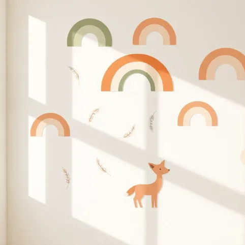 Naklejki na ścianę dla dzieci boho