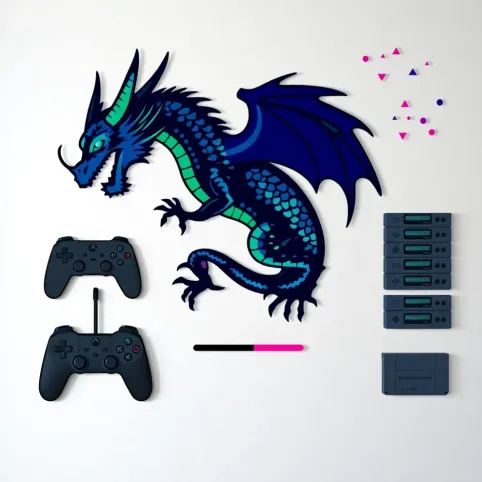 Naklejki na ścianę dla graczy