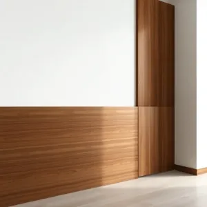 Nowoczesna boazeria panele drewniane na ścianę