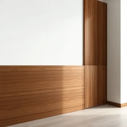 Nowoczesna boazeria panele drewniane na ścianę