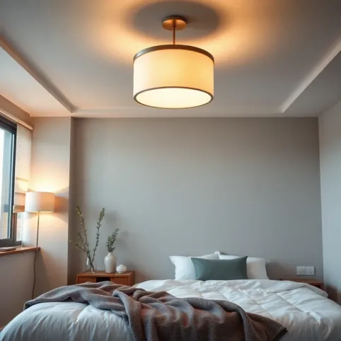 Nowoczesne lampy sufitowe do sypialni