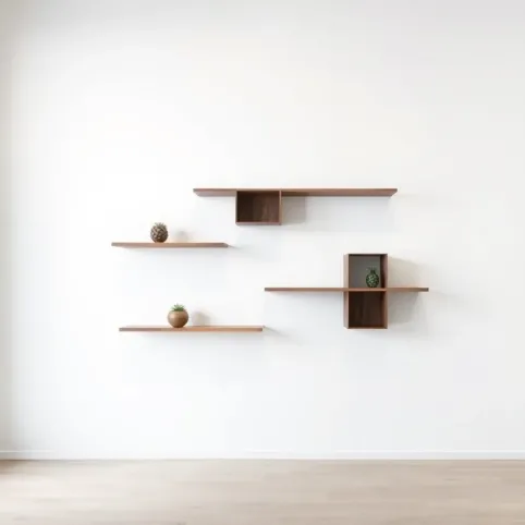 Nowoczesne półki na ścianę
