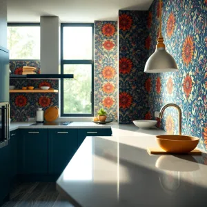 Nowoczesne tapety do kuchni