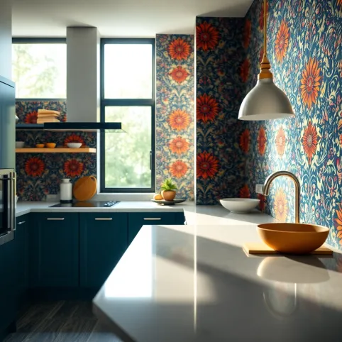 Nowoczesne tapety do kuchni