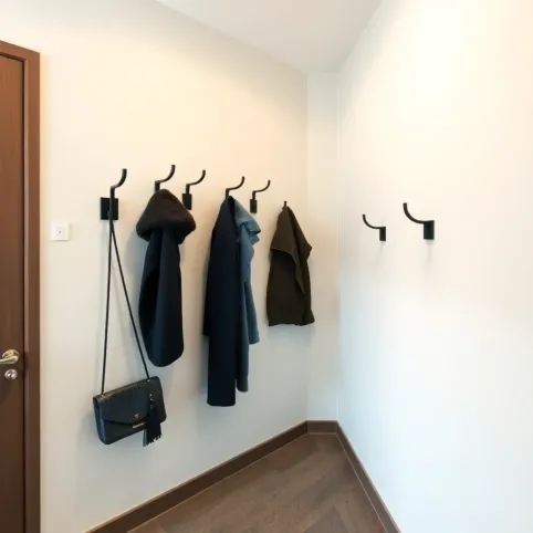 Nowoczesne wieszaki na ścianę do przedpokoju