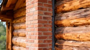 Odległość komina od ściany drewnianej