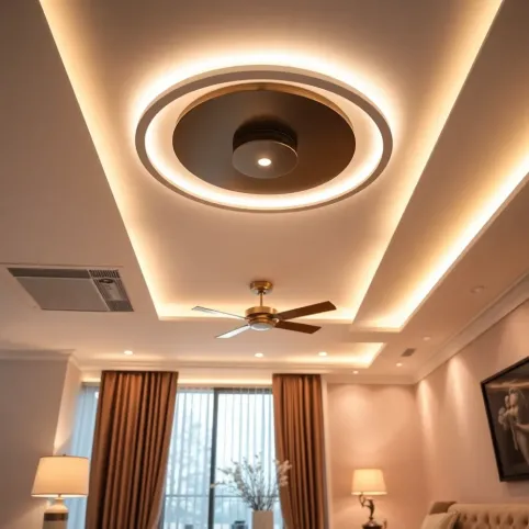 Oświetlenie sufitowe salon inspiracje