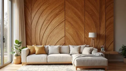 Panel dekoracyjny drewniany na ścianę