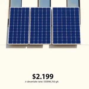 Panele Fotowoltaiczne Na Płaskiej Ścianie Cena