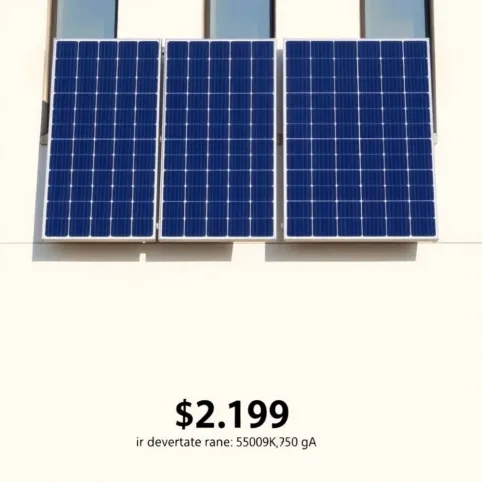 Panele Fotowoltaiczne Na Płaskiej Ścianie Cena