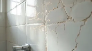 Panele winylowe na stare płytki na ścianie