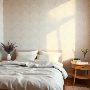 Pastelowa tapeta do sypialni