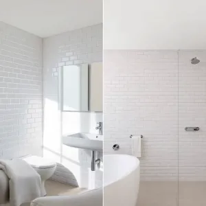 Płytki w łazience do połowy czy do sufitu