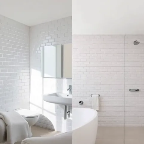 Płytki w łazience do połowy czy do sufitu