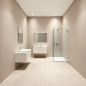 Płytki w łazience do sufitu czy nie