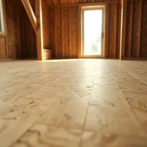 Podłoga z OSB w domku letniskowym