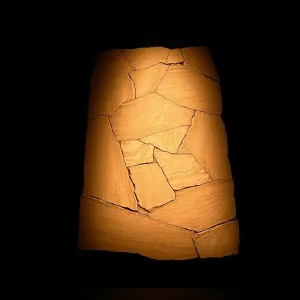 Podświetlany kamień na ścianie cena