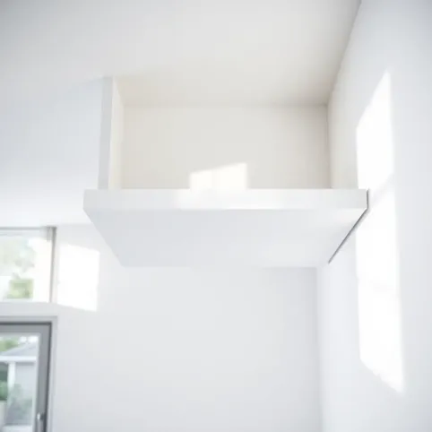 Półka pod sufitem z płyt kartonowogipsowych