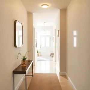 Pomysł na mały przedpokój ściany