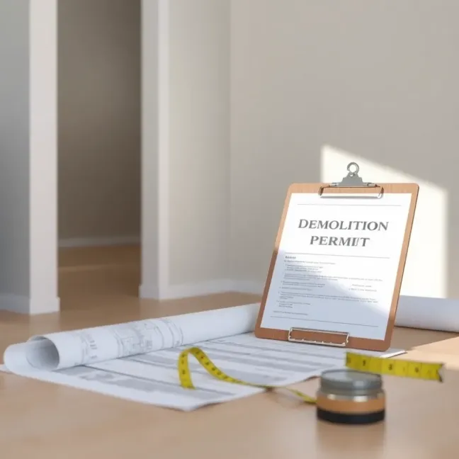 Pozwolenie na wyburzenie ściany działowej wzór