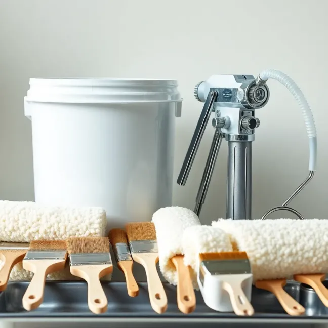 Profesjonalny sprzęt do malowania ścian