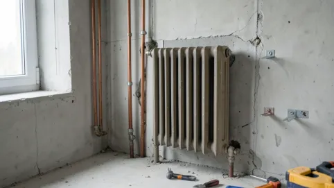 Przeniesienie grzejnika na inną ścianę w bloku