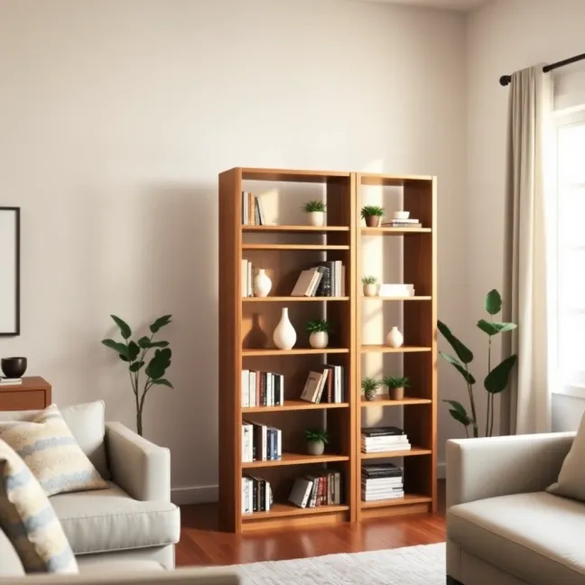 Regał jako ścianka działowa