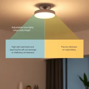 Regulacją wysokości lampy sufitowej