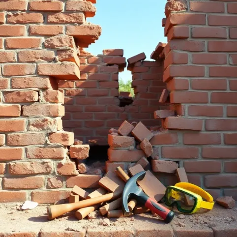 Rozbiórka Ściany Z Cegły Cena