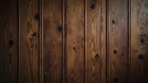 Ściana z paneli drewnianych