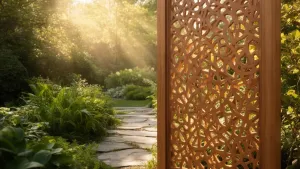 Ścianka ażurowa drewniana zewnętrzna