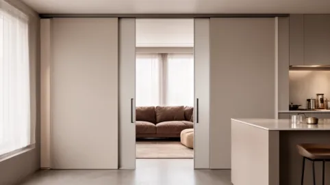 ścianka dzialowa z drzwiami