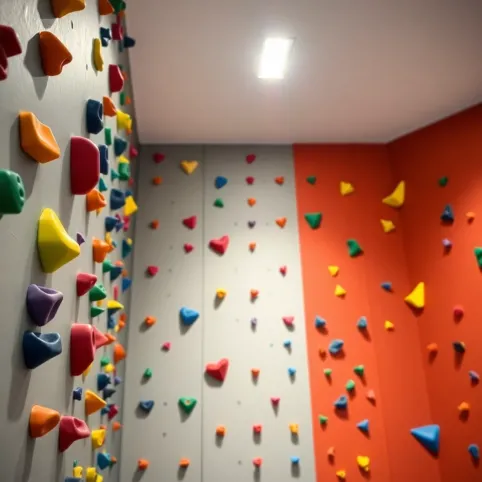 Ścianką wspinaczkowa Koszalin