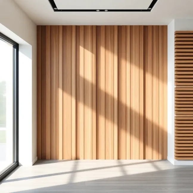 Ścianka z lameli na wymiar