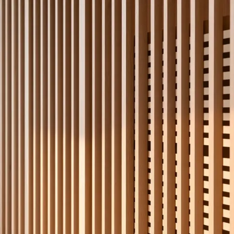 Ścianka z lameli obrotowych