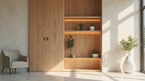 ścianka z płyty mdf