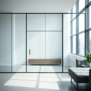 Ścianki działowe szklane cena za m2