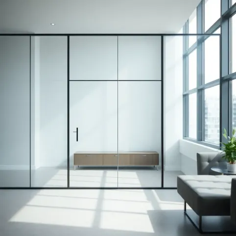 Ścianki działowe szklane cena za m2