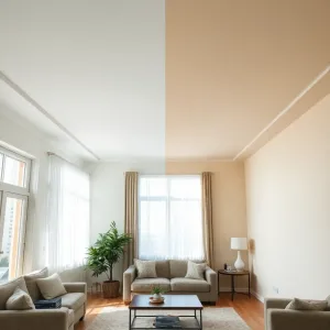 Sufit biały czy w kolorze ścian