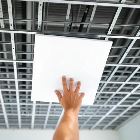 Sufit podwieszany kasetonowy jak wykonać