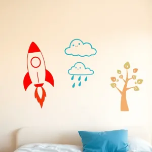 Szablony malarskie na ścianę dla dzieci