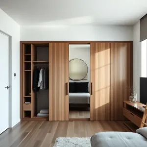 Szafa przesuwna jako ścianka działowa