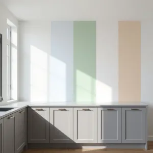 Szare meble kuchenne jaki kolor ścian