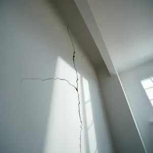 Szczelina między ścianą a sufitem