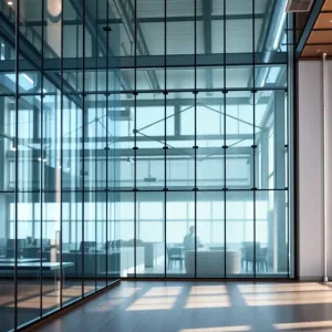 Szklana ściana loft cena