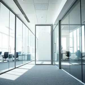 Szklane ściany działowe cena