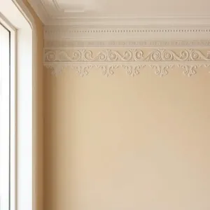 Sztukateria do połowy ściany