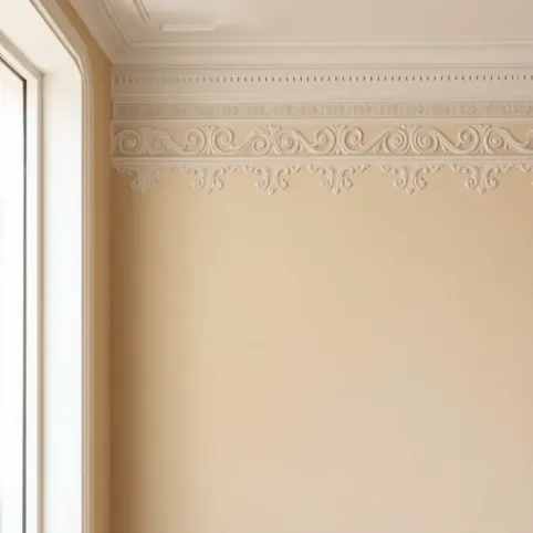 Sztukateria do połowy ściany